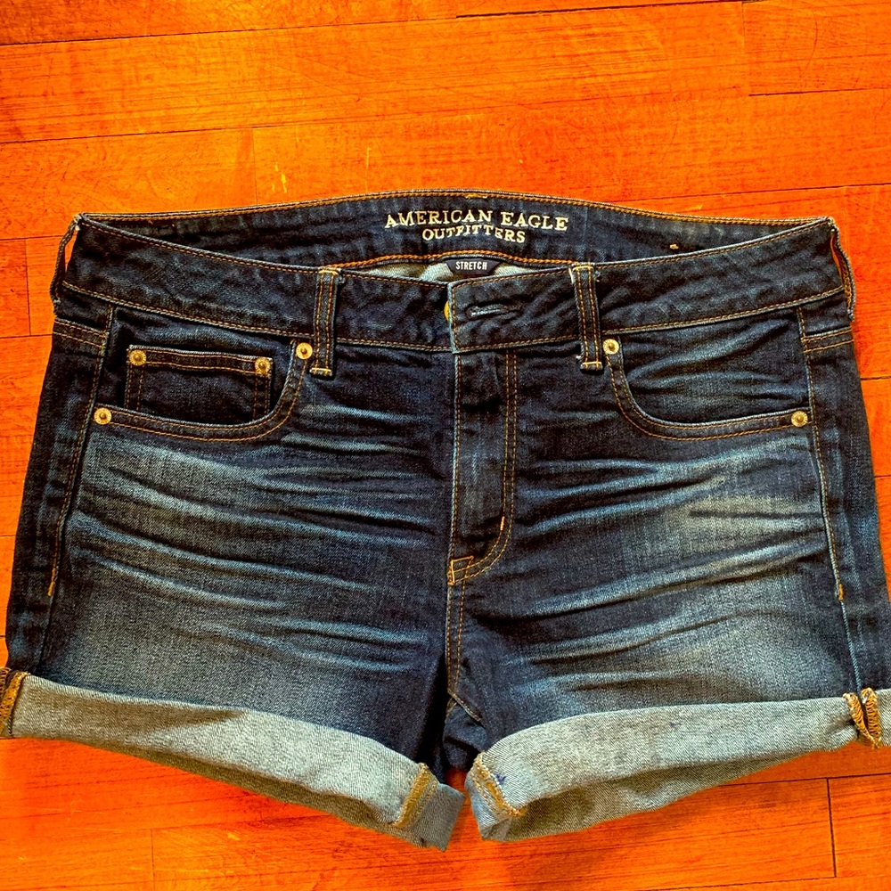 🌸2/$40🌸 American Eagle ‘Boy Midi’ Stretch Denim Shorts